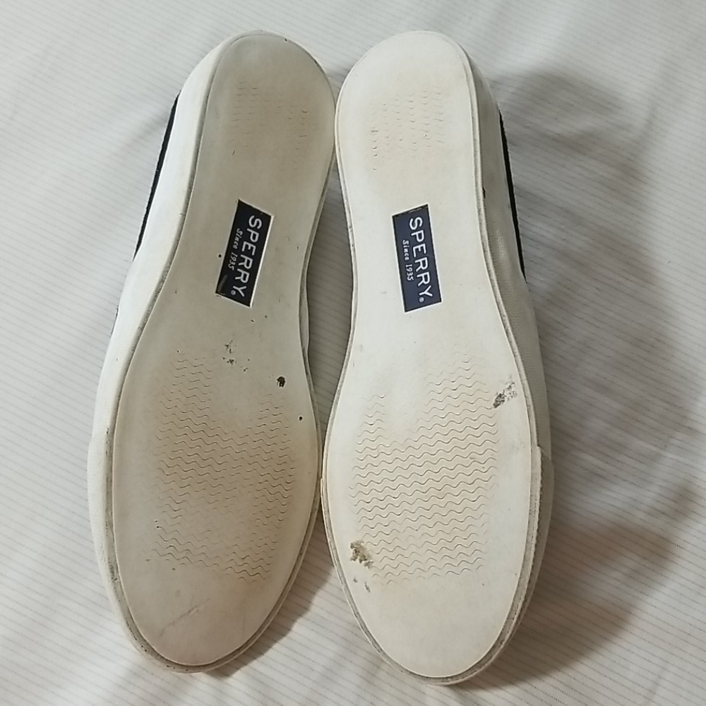 Sperry Black Perforated Sneakers - Picture 2 of 5